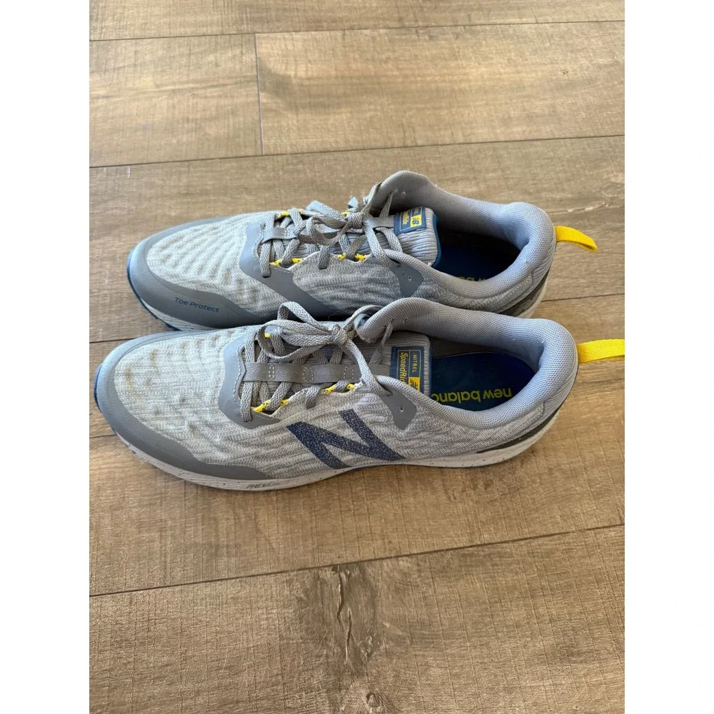 New Balance Nitrel V4‎ SpeedRide Mens Trail Running Shoes Gray Blue Size 13